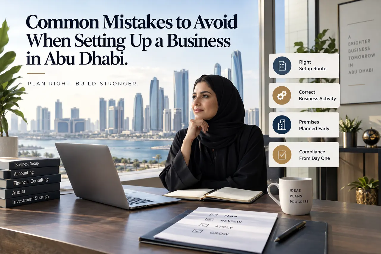 Common Mistakes to Avoid When Setting Up a Business in Abu Dhabi